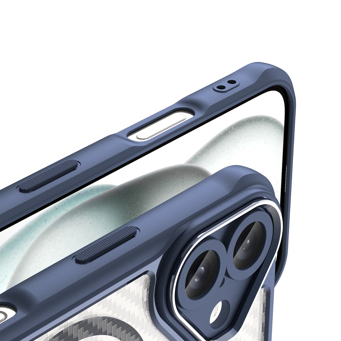 Leading Series MagSafe silikoneetui til iPhone 16 - Blå