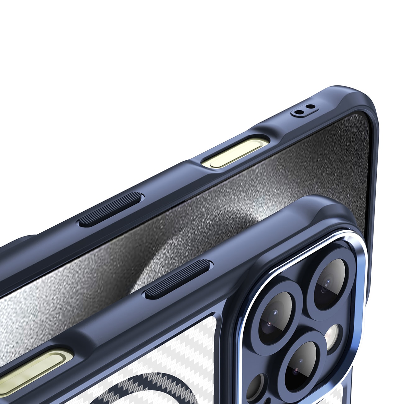 Leading Series MagSafe silikoneetui til iPhone 16 Pro Max - Blå
