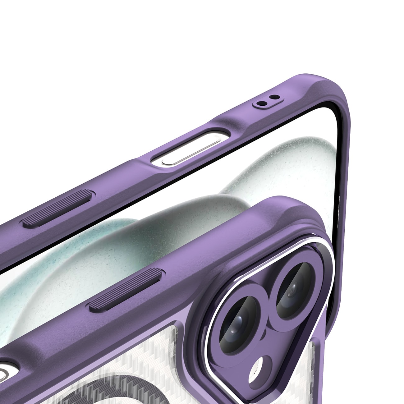 Leading Series MagSafe silikoneetui til iPhone 16 - Lilla