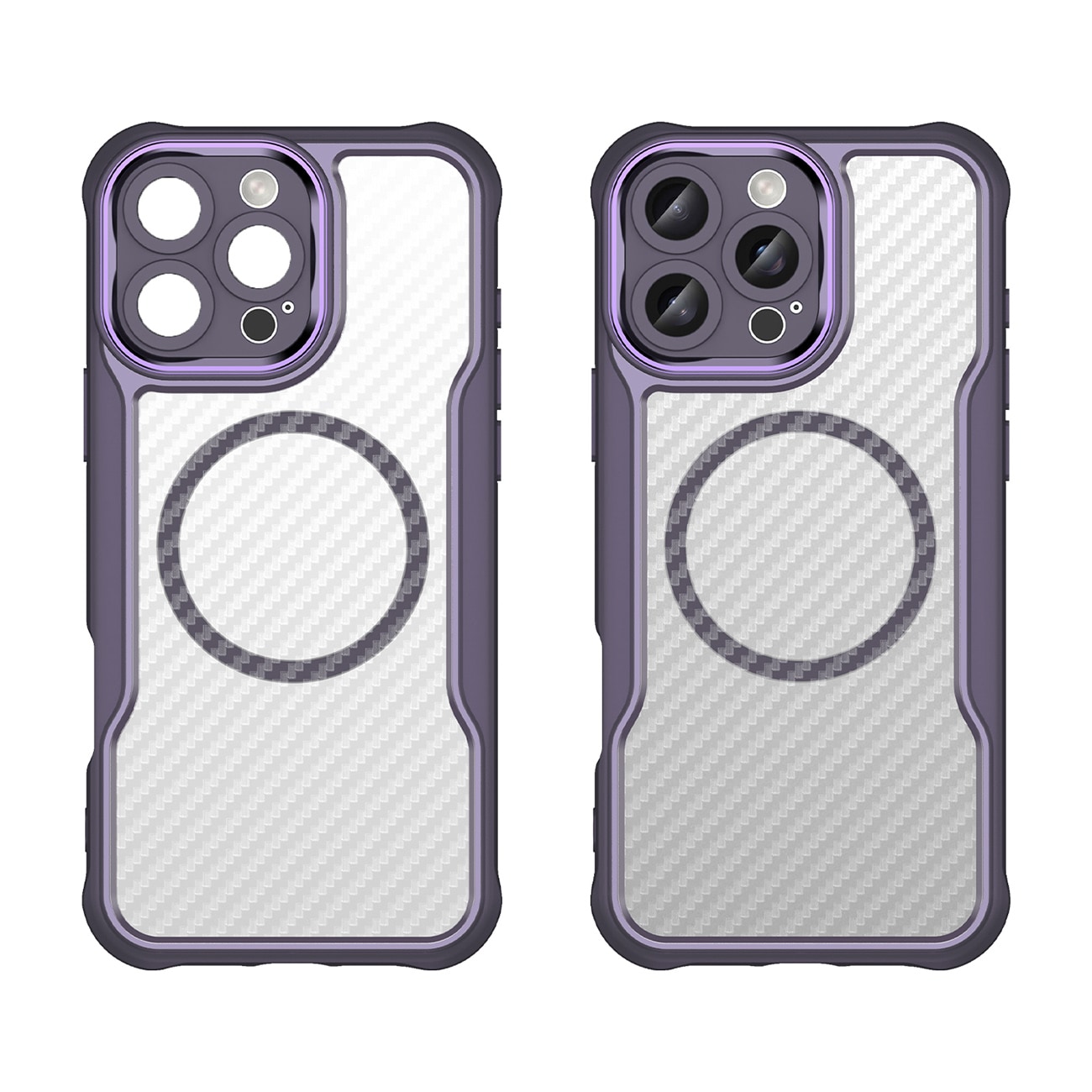 Leading Series MagSafe silikoneetui til iPhone 16 Pro - Lilla