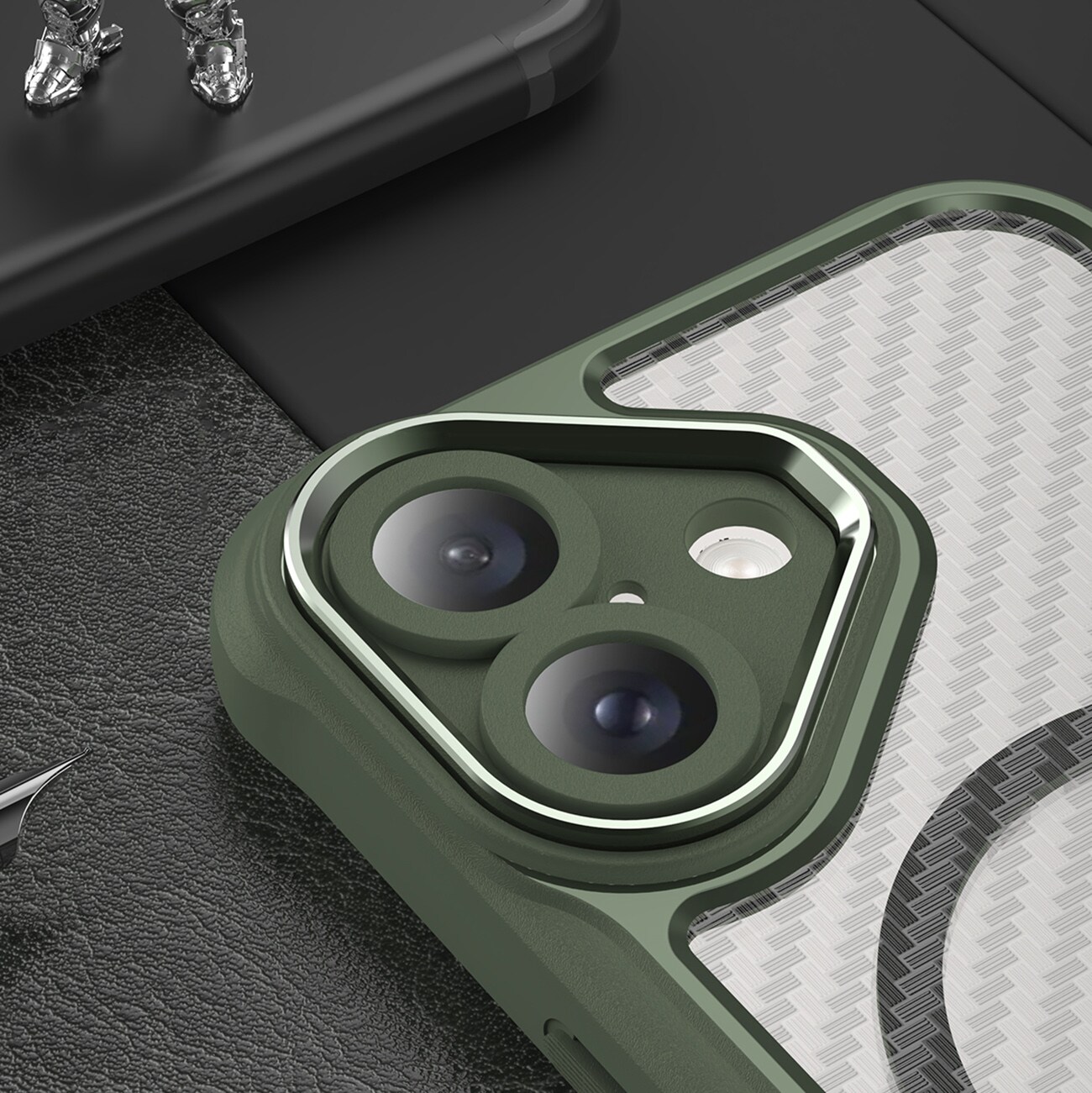 Leading Series MagSafe silikoneetui til iPhone 16 - Grøn