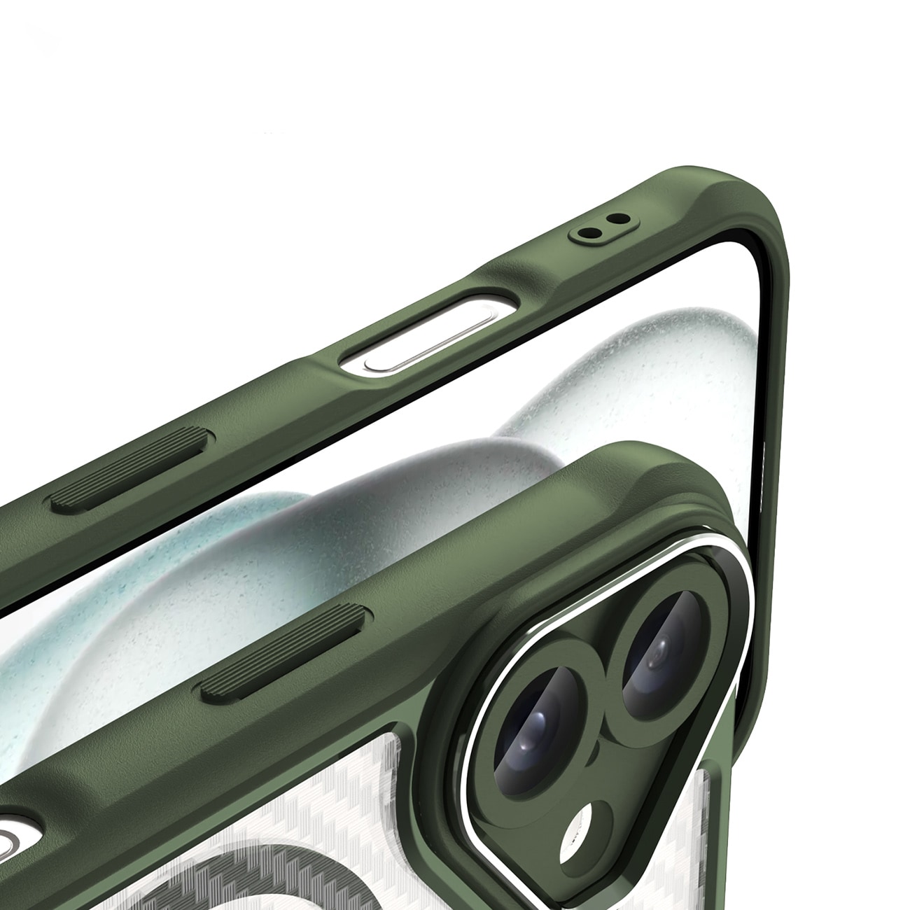 Leading Series MagSafe silikoneetui til iPhone 16 - Grøn