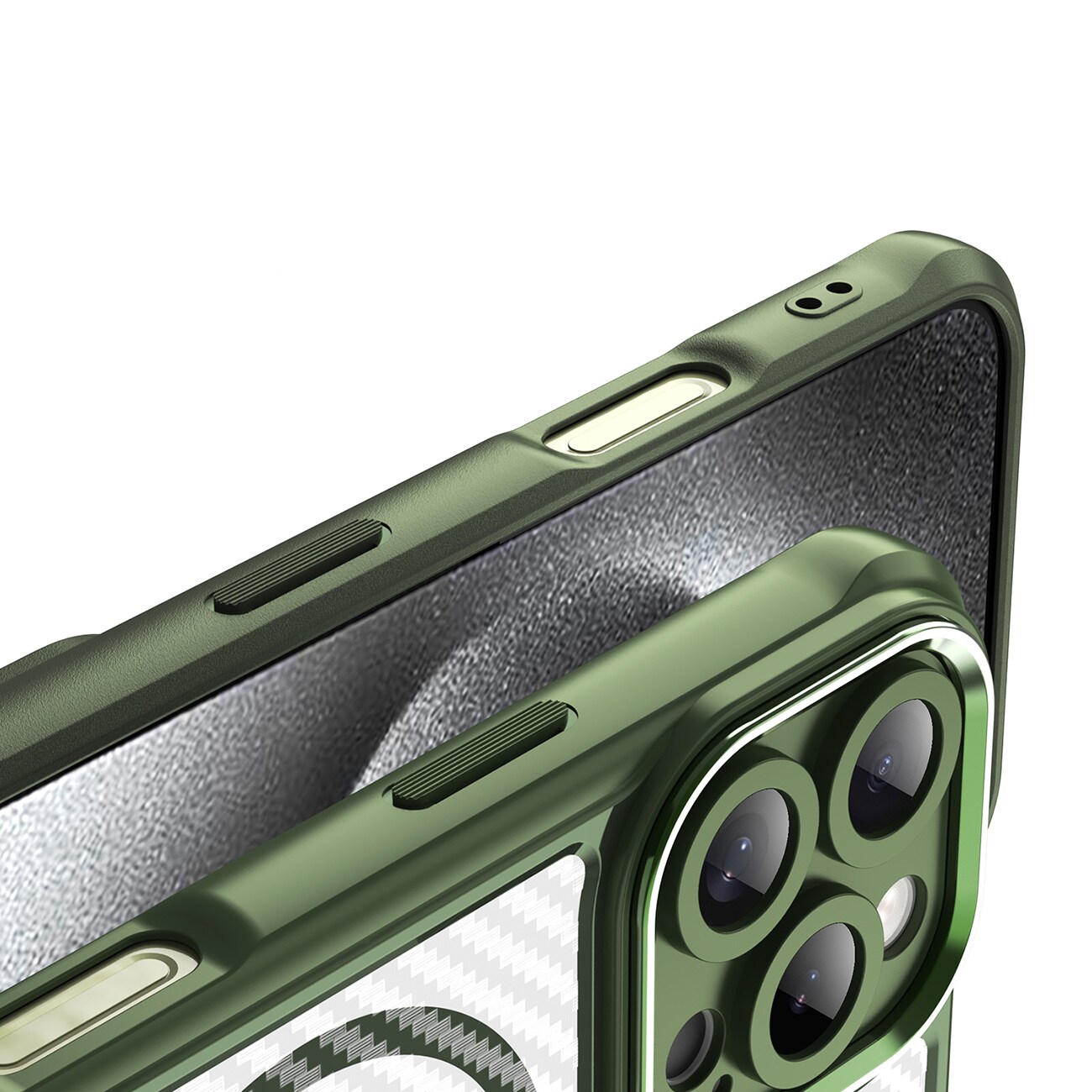 Leading Series MagSafe silikoneetui til iPhone 16 Pro - Grøn