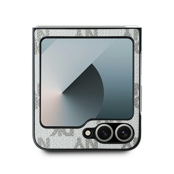 DKNY Ternet Mønster Trykt Striber Etui til Samsung Galaxy Z Flip 6 - Beige