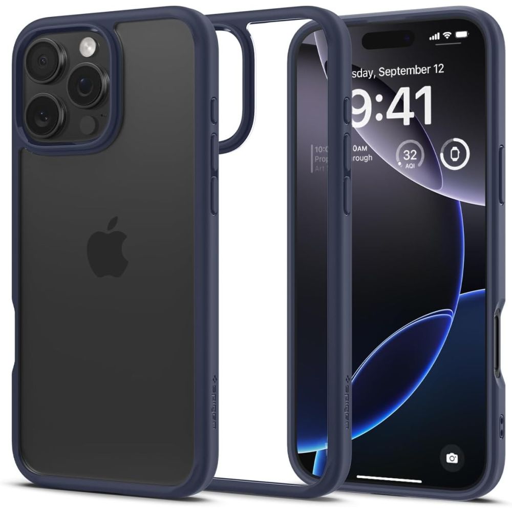Spigen Ultra Hybrid iPhone 16 Pro-etui - Blå