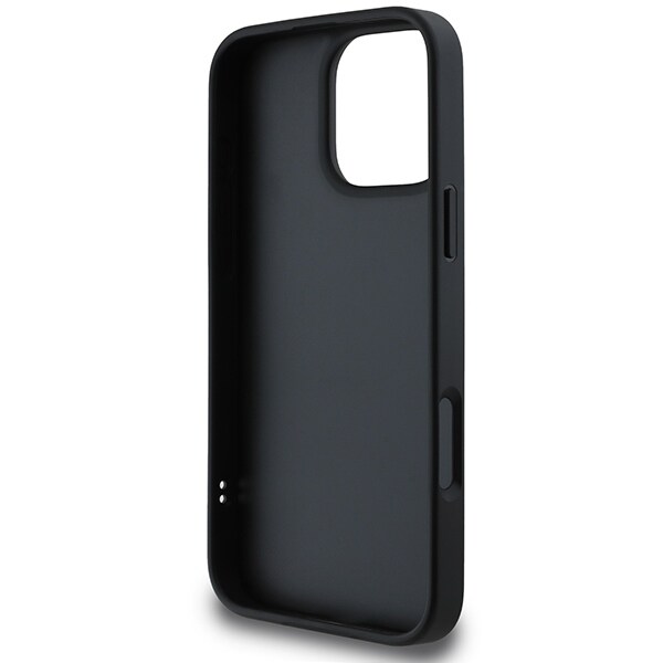 DKNY Quilted Stack Logo iPhone 16 Pro taske - sort