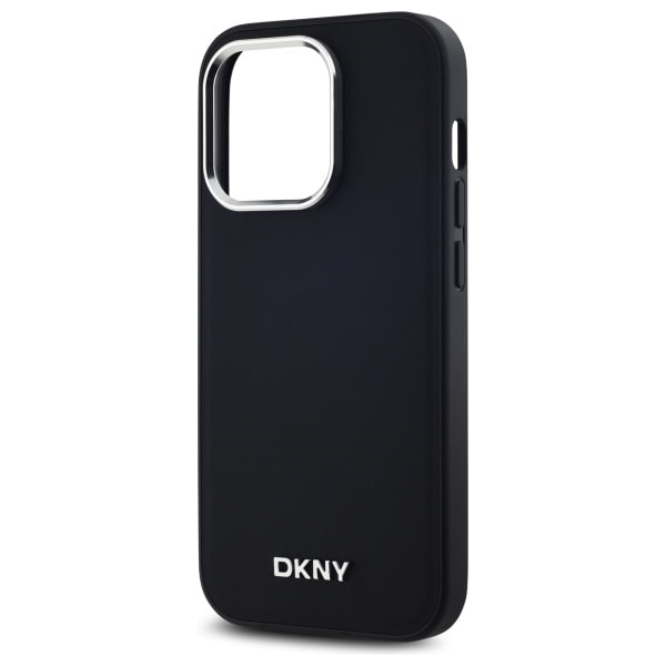 DKNY MagSafe iPhone 14 Pro-etui med almindeligt logo - sort