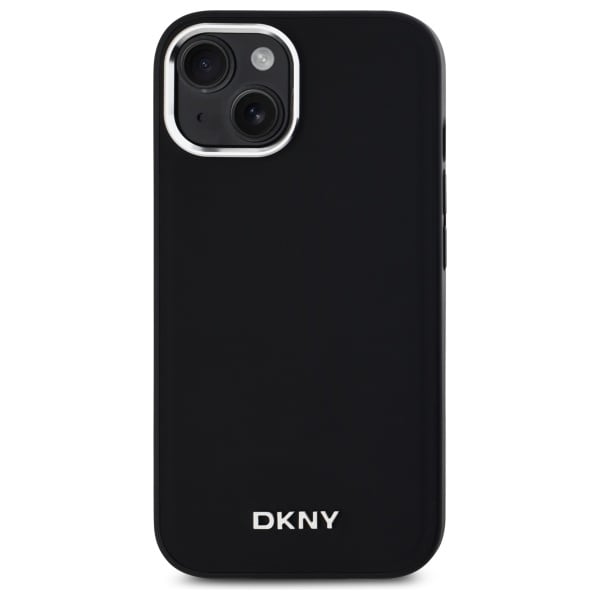 DKNY Plain Logo MagSafe iPhone 14 Etui - Sort