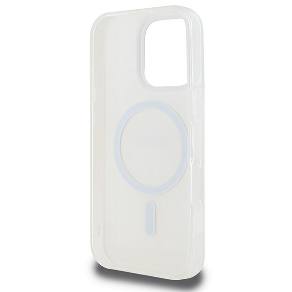 DKNY Repeat Texture Pattern & Stripe MagSafe iPhone 16 Pro-etui - Pink