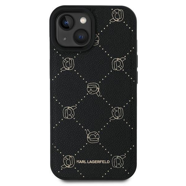 Karl Lagerfeld Karl Head MagSafe-etui til iPhone 15 Plus - Sort