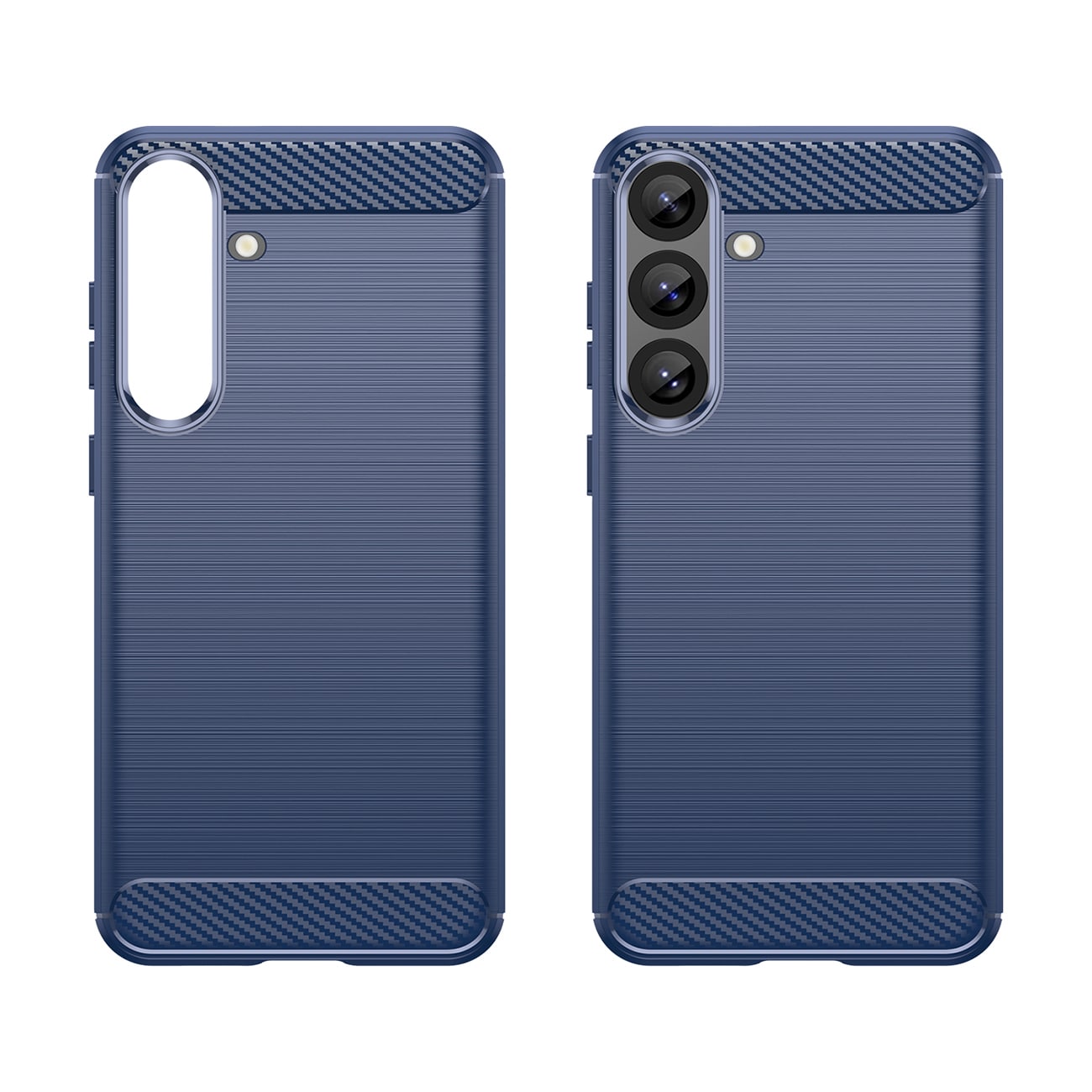 Carbon-etui til Samsung Galaxy S25+ - Blå