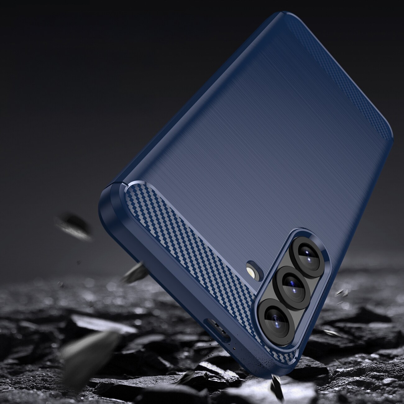 Carbon-etui til Samsung Galaxy S25+ - Blå