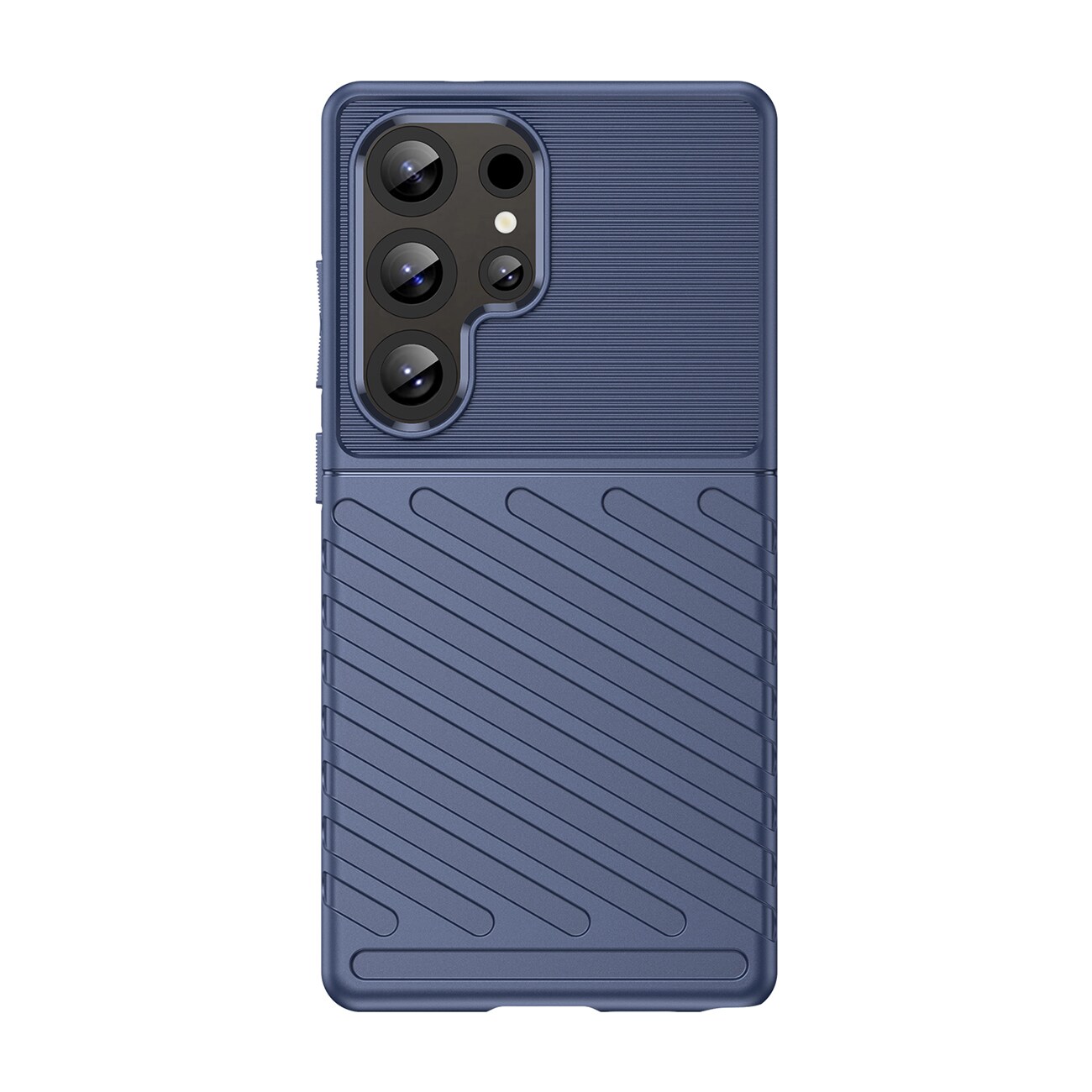 Thunder Case Samsung Galaxy S25 Ultra Silicone Armored Case - Blå