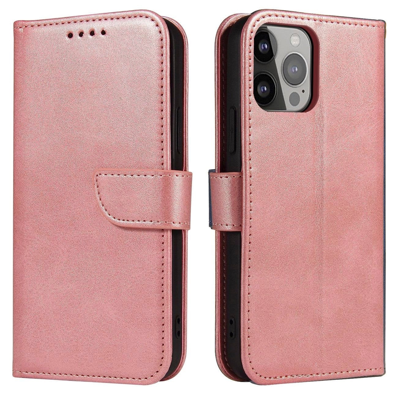 Magnet Etui med flip til Samsung Galaxy S25+ - Pink