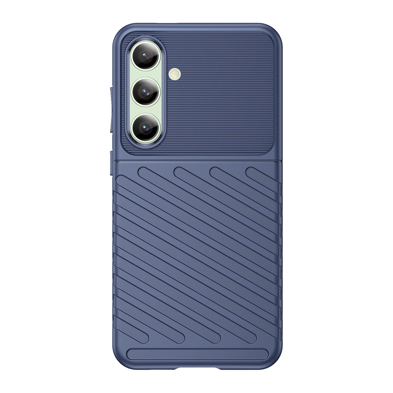Thunder Case til Samsung Galaxy S24 FE silikone panser cover - blå