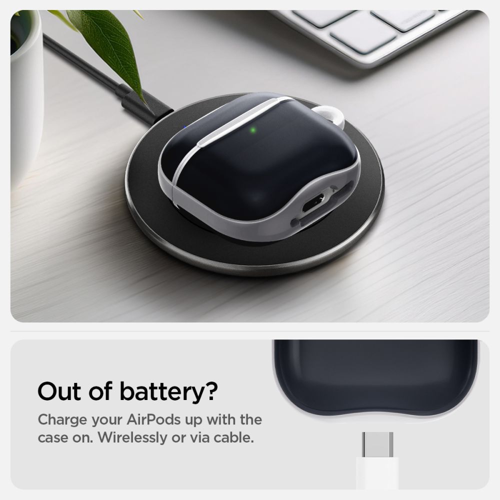 Spigen Classic C1-etui til AirPods 4 - grafit
