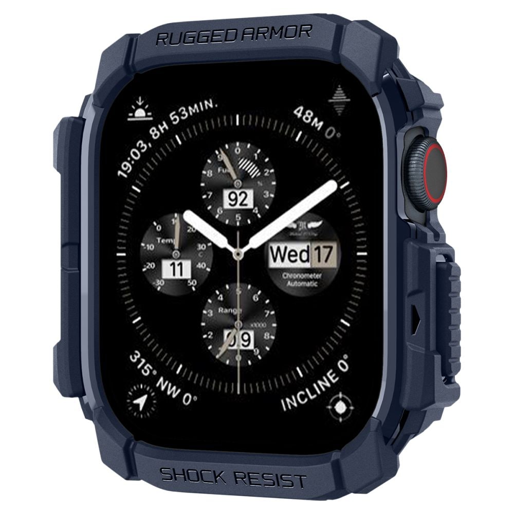 Spigen Robust panseretui til Apple Watch 10 46mm - marineblå