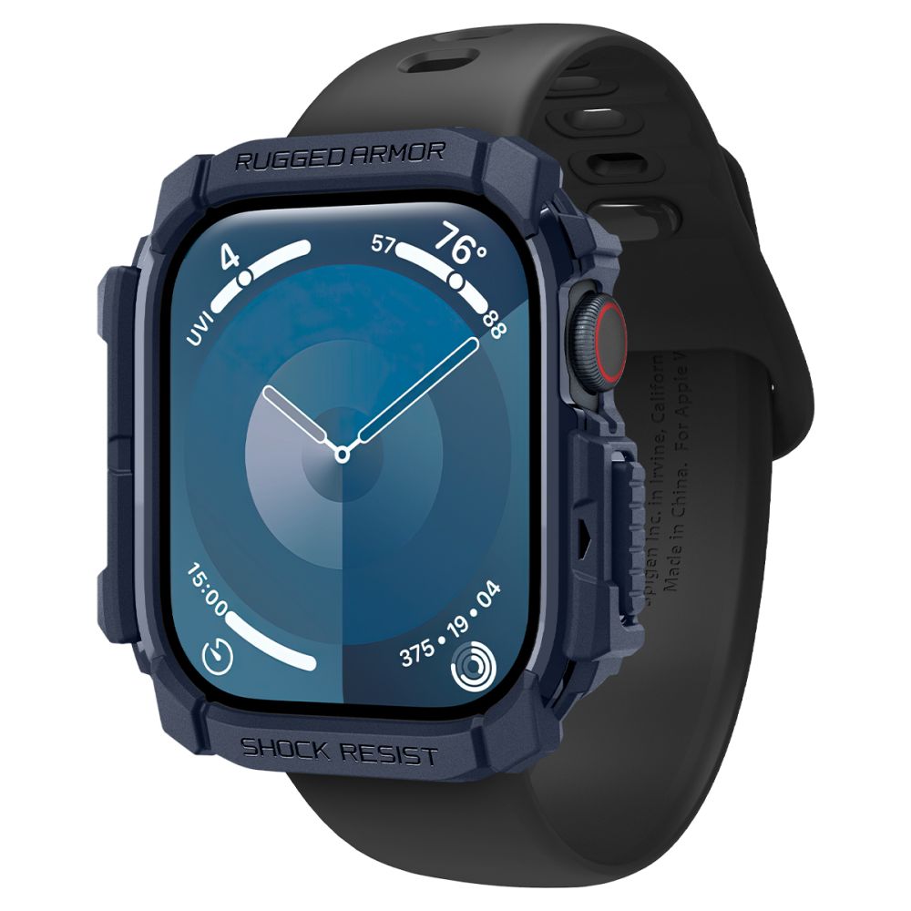 Spigen Robust panseretui til Apple Watch 10 46mm - marineblå