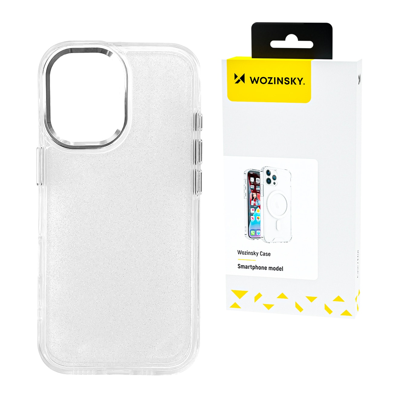 Wozinsky Glitter-etui til Samsung Galaxy S25+ - Klar med glitter