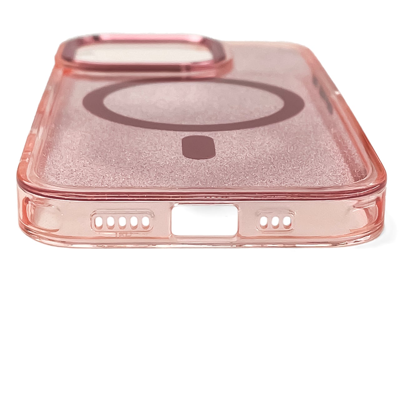 Wozinsky Glitteretui med Mag Safe til Samsung Galaxy S24 FE - Pink med glitter