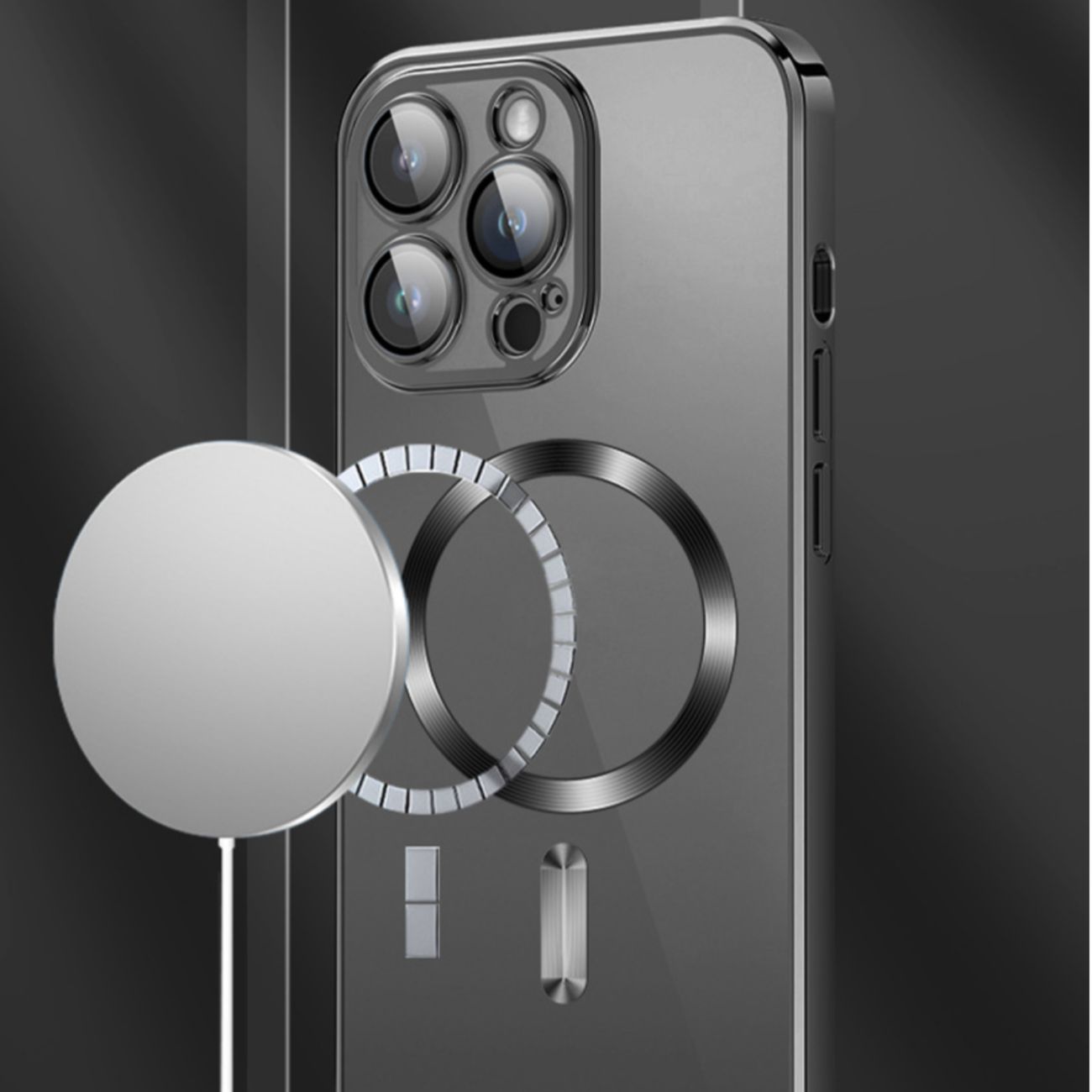 Wozinsky Galvaniseret Magsafe-etui til Samsung Galaxy S24 FE - Blå