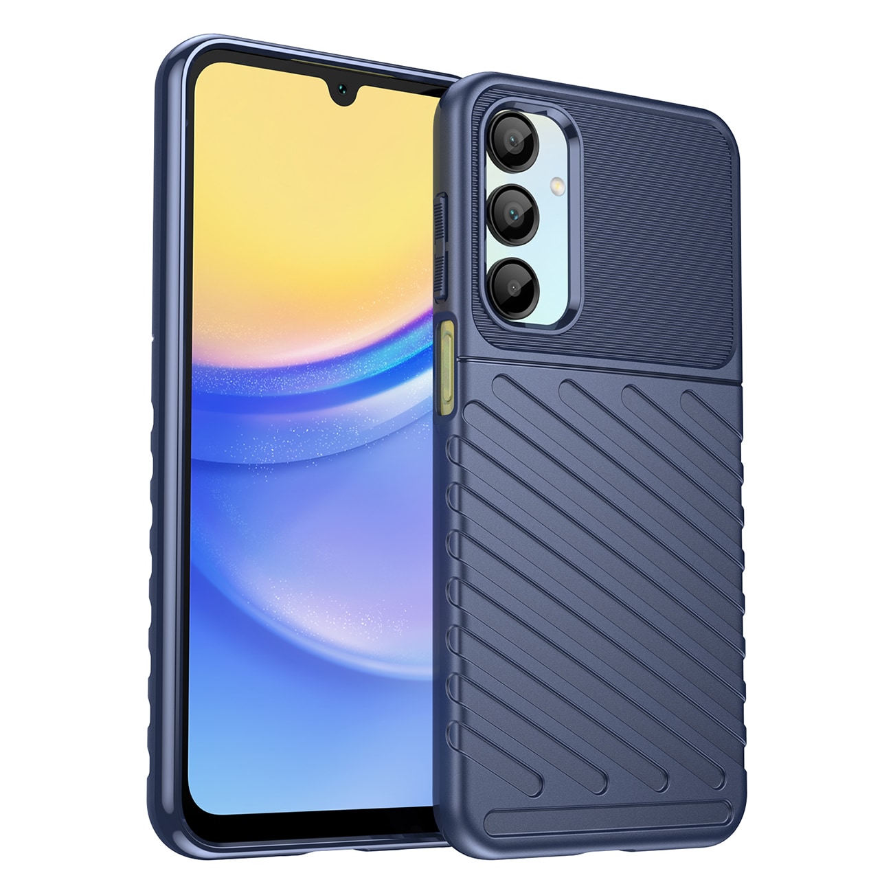 Thunder Case til Samsung Galaxy A26 pansret silikone cover - blå