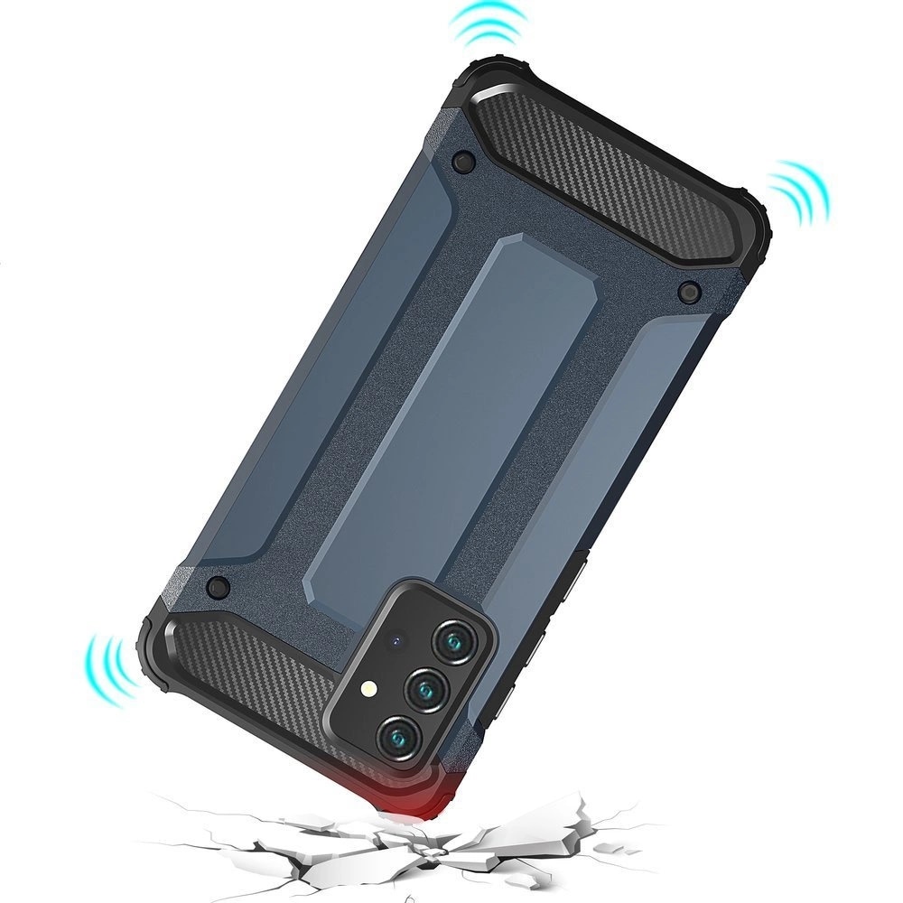 Hybrid Armor-etui til Samsung Galaxy A26 - Blå