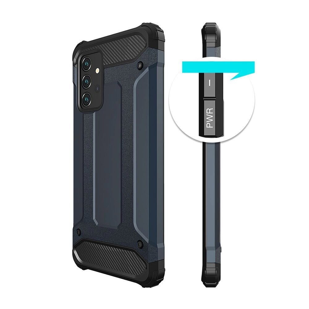 Hybrid Armor-etui til Samsung Galaxy A26 - Blå