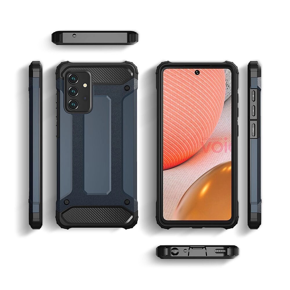 Hybrid Armor-etui til Samsung Galaxy A26 - Blå