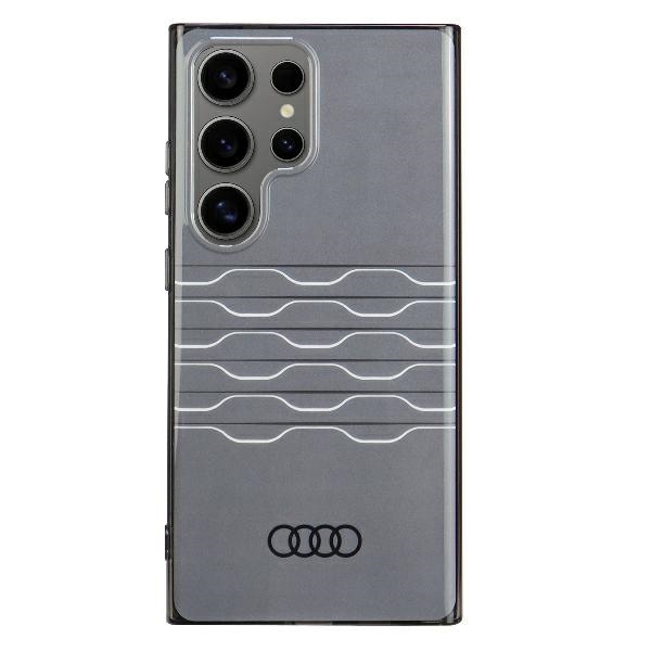 Audi IML Geometric Pattern Case S24 Ultra S928 sort/sort hardcase AU-IMLS24U-A6/D3-BK
