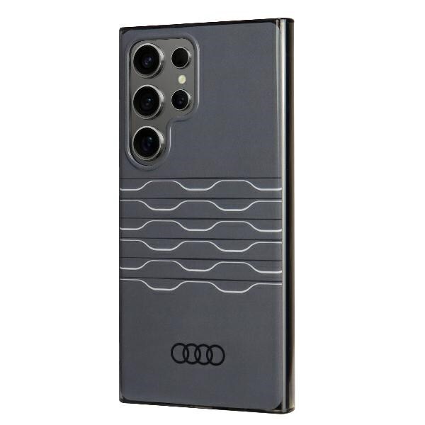 Audi IML Geometric Pattern Case S24 Ultra S928 sort/sort hardcase AU-IMLS24U-A6/D3-BK