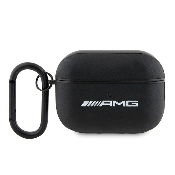 AMG AMAP2SLWK AirPods Pro 2 (2022/2023) cover sort/sort læder med hvidt logo