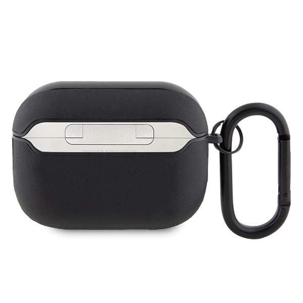 AMG AMAP2SLWK AirPods Pro 2 (2022/2023) cover sort/sort læder med hvidt logo