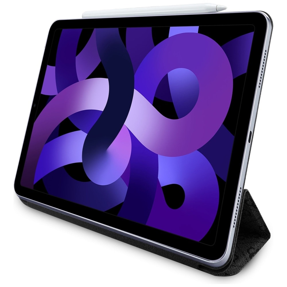 Guess GUFC11RM24PS4SGK iPad Air 11" 2024 sort/sort Magnetisk 4G Big Logo