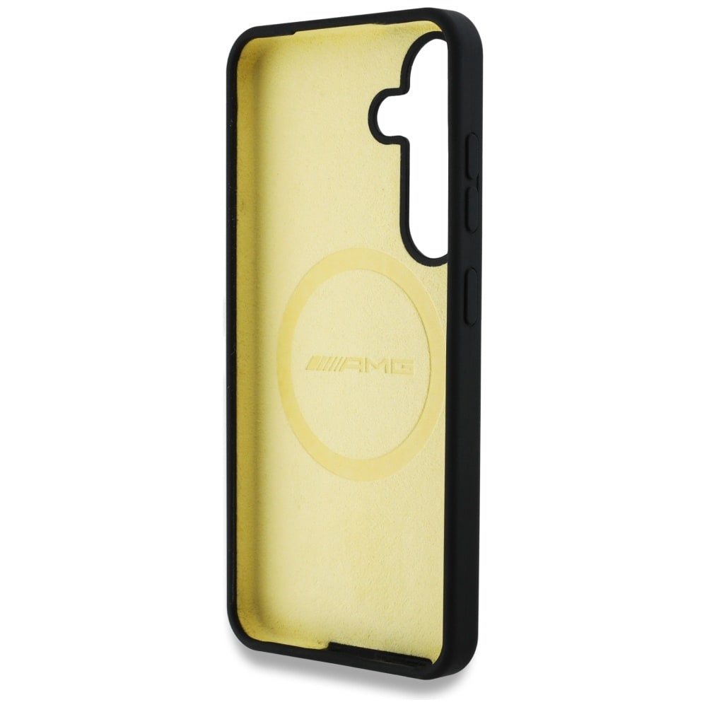 AMG Oversize Rhombs MagSafe-etui til Samsung Galaxy S25 - Sort