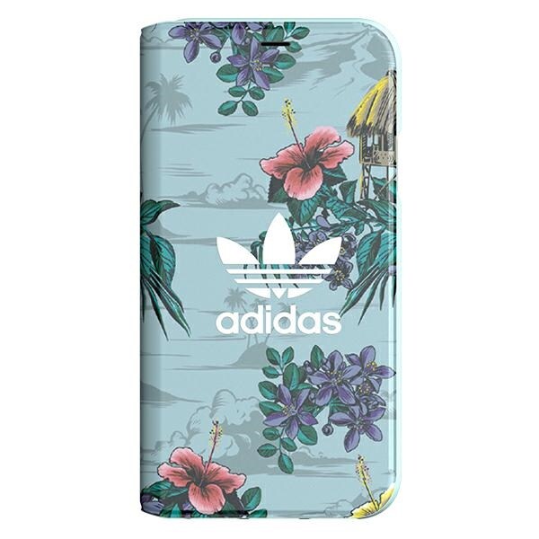 Adidas Booklet Case Floral til iPhone X / XS - Grå