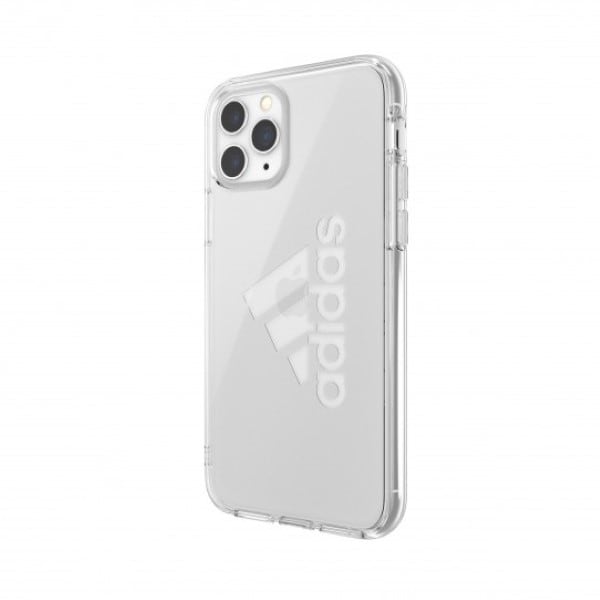Adidas SP PC-etui med stort logo til iPhone 11 Pro - gennemsigtig