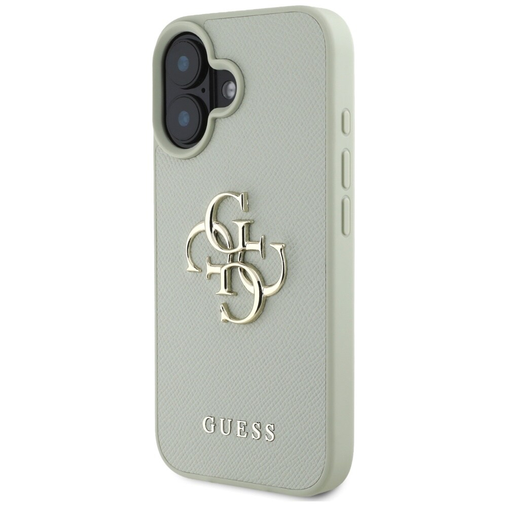 Guess Grained Big 4G Logo Small Classic Logotaske til iPhone 16 - grøn