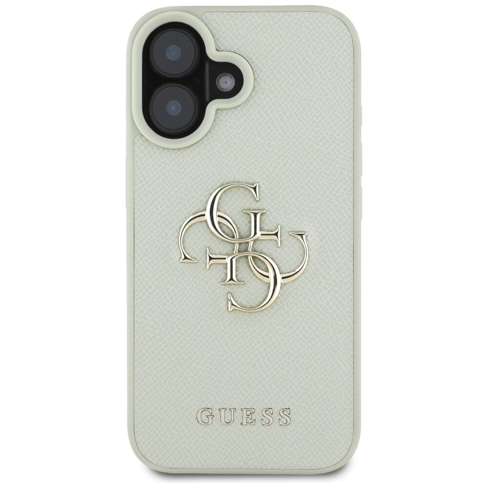 Guess Grained Big 4G Logo Small Classic Logotaske til iPhone 16 - grøn