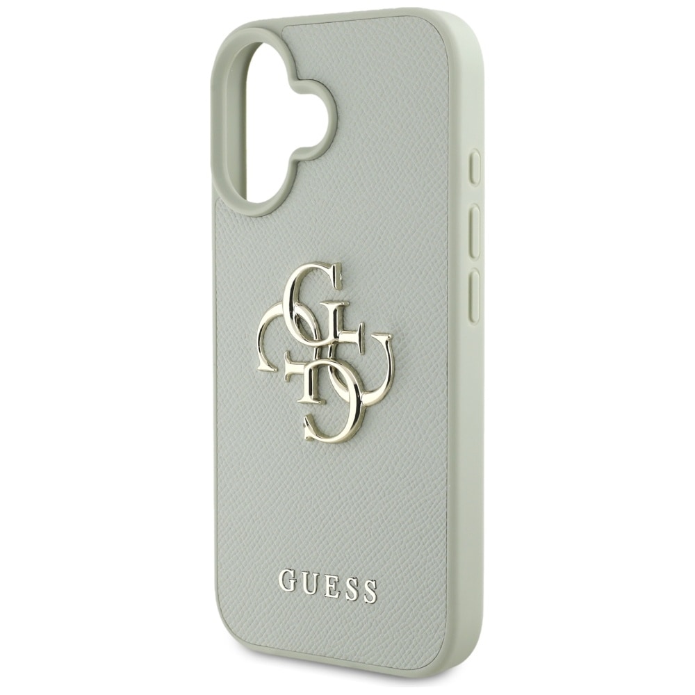 Guess Grained Big 4G Logo Small Classic Logotaske til iPhone 16 - grøn
