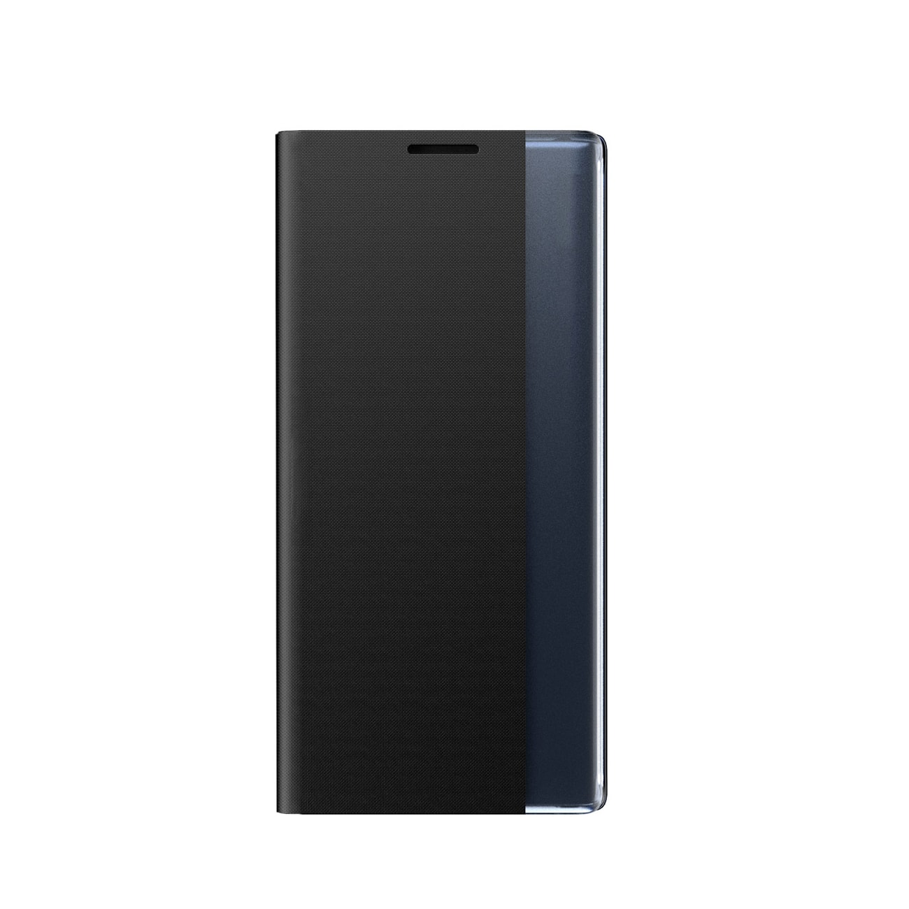 New Sleep Case iPhone 16e Flip Cover med stativ - Sort