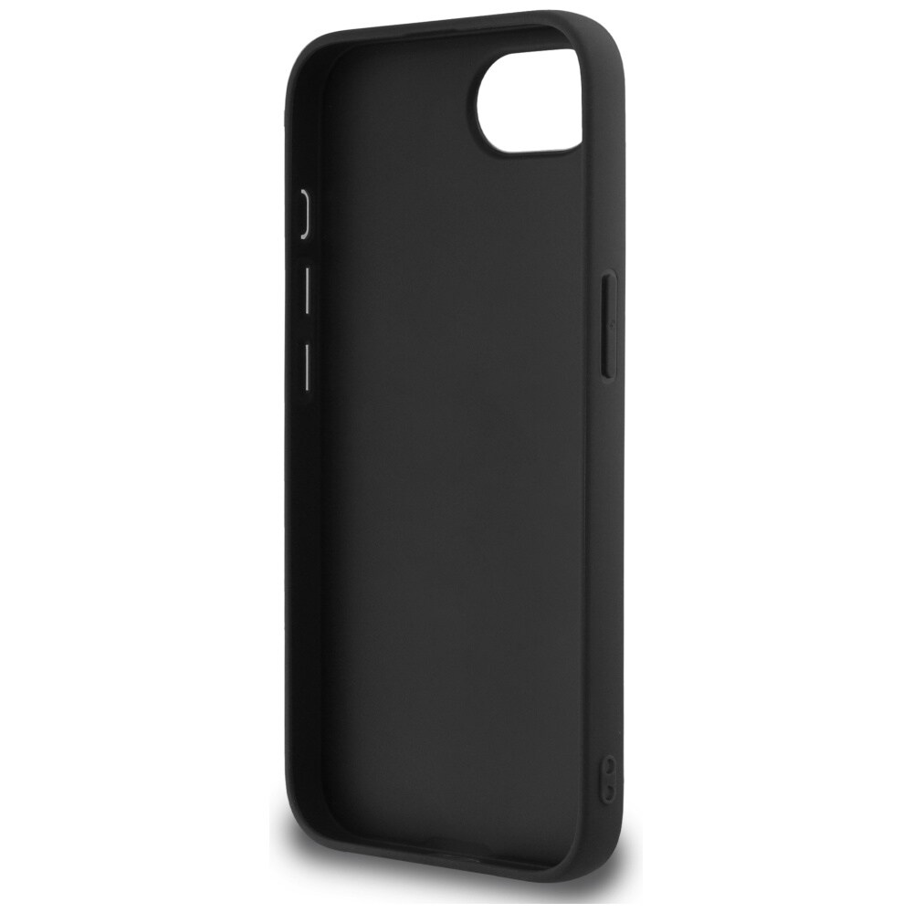 Guess Fast Glitter Big 4G-etui til iPhone 16e - sort