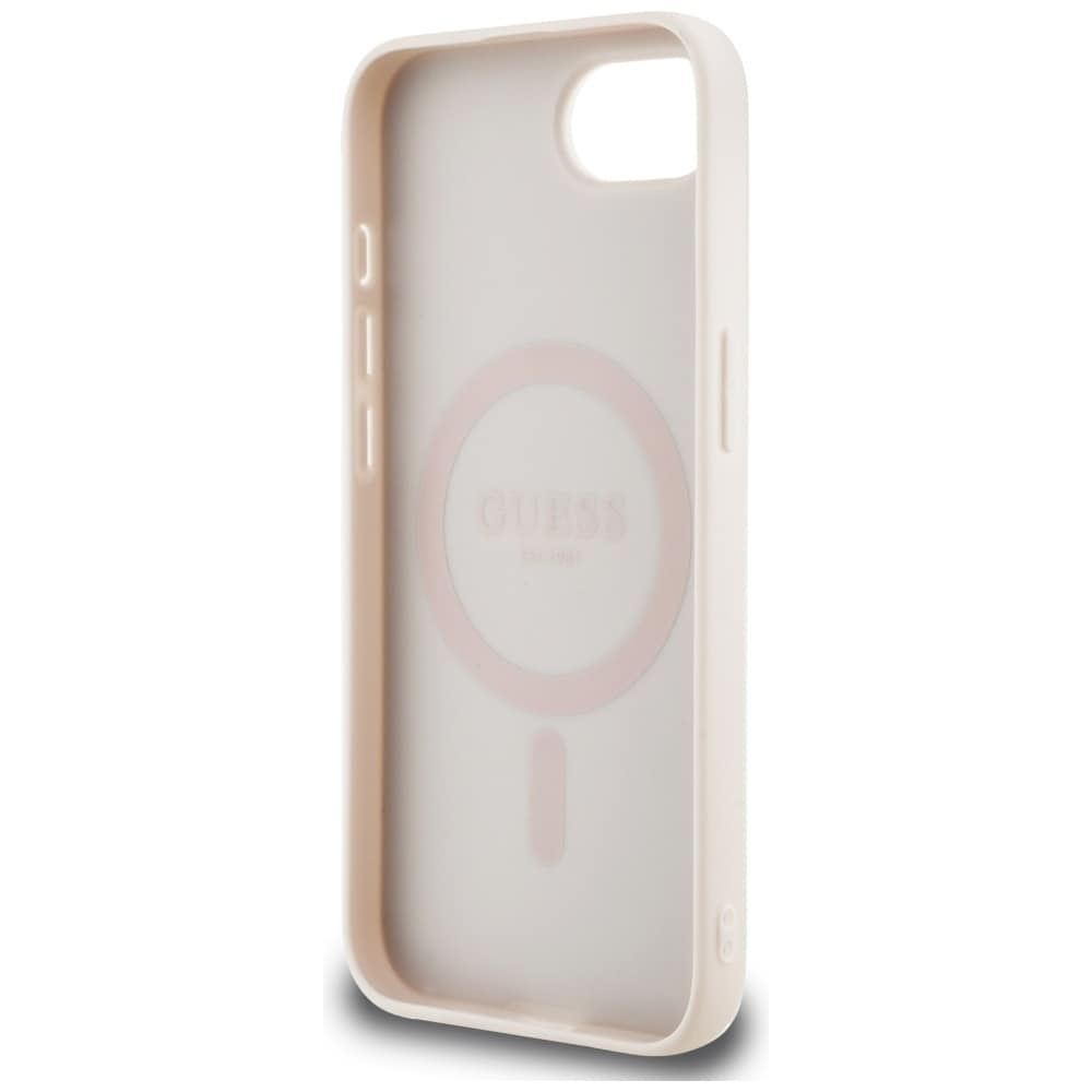 Guess 4G Blomster Print MagSafe iPhone 16e Etui - Pink