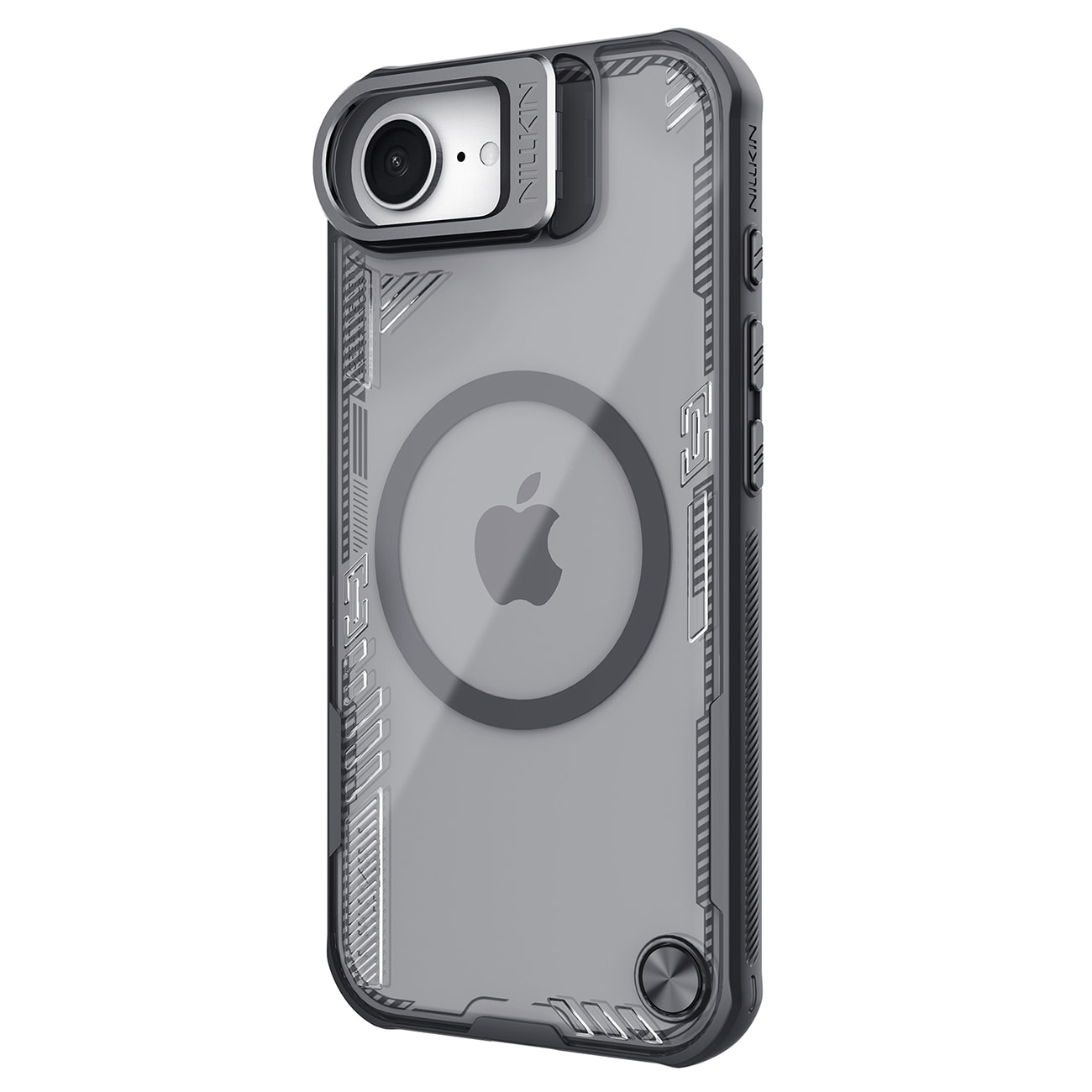 Nillkin Iceblade Prop Magnetisk etui med stander til iPhone 16e - Sort