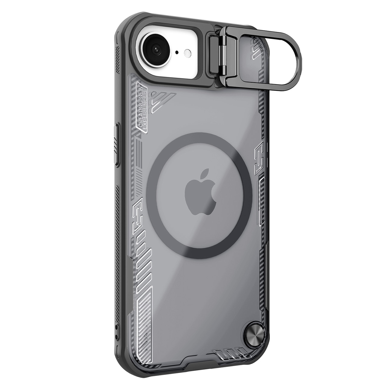 Nillkin Iceblade Prop Magnetisk etui med stander til iPhone 16e - Sort