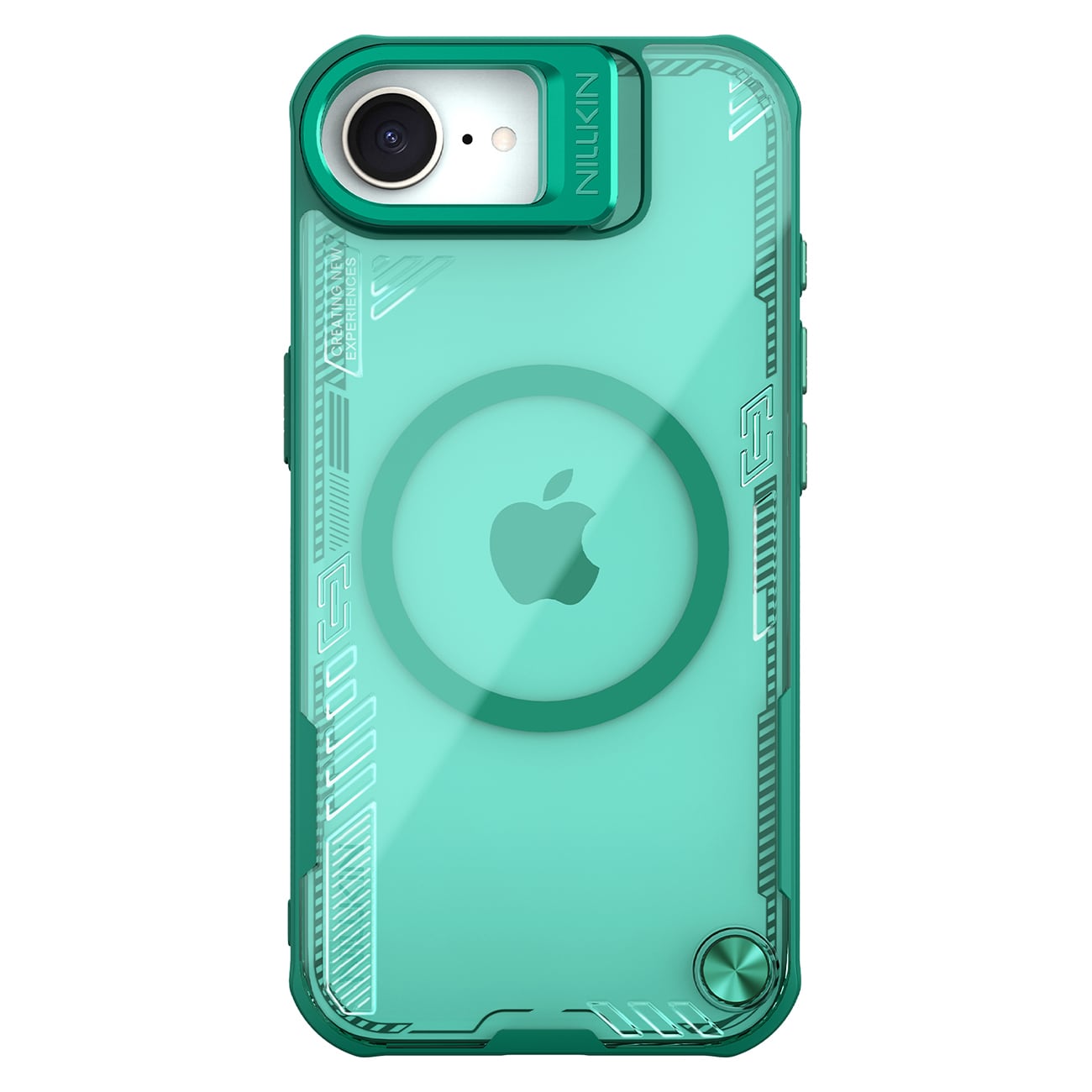 Nillkin Iceblade Prop Magnetisk etui med stander til iPhone 16e - Grøn