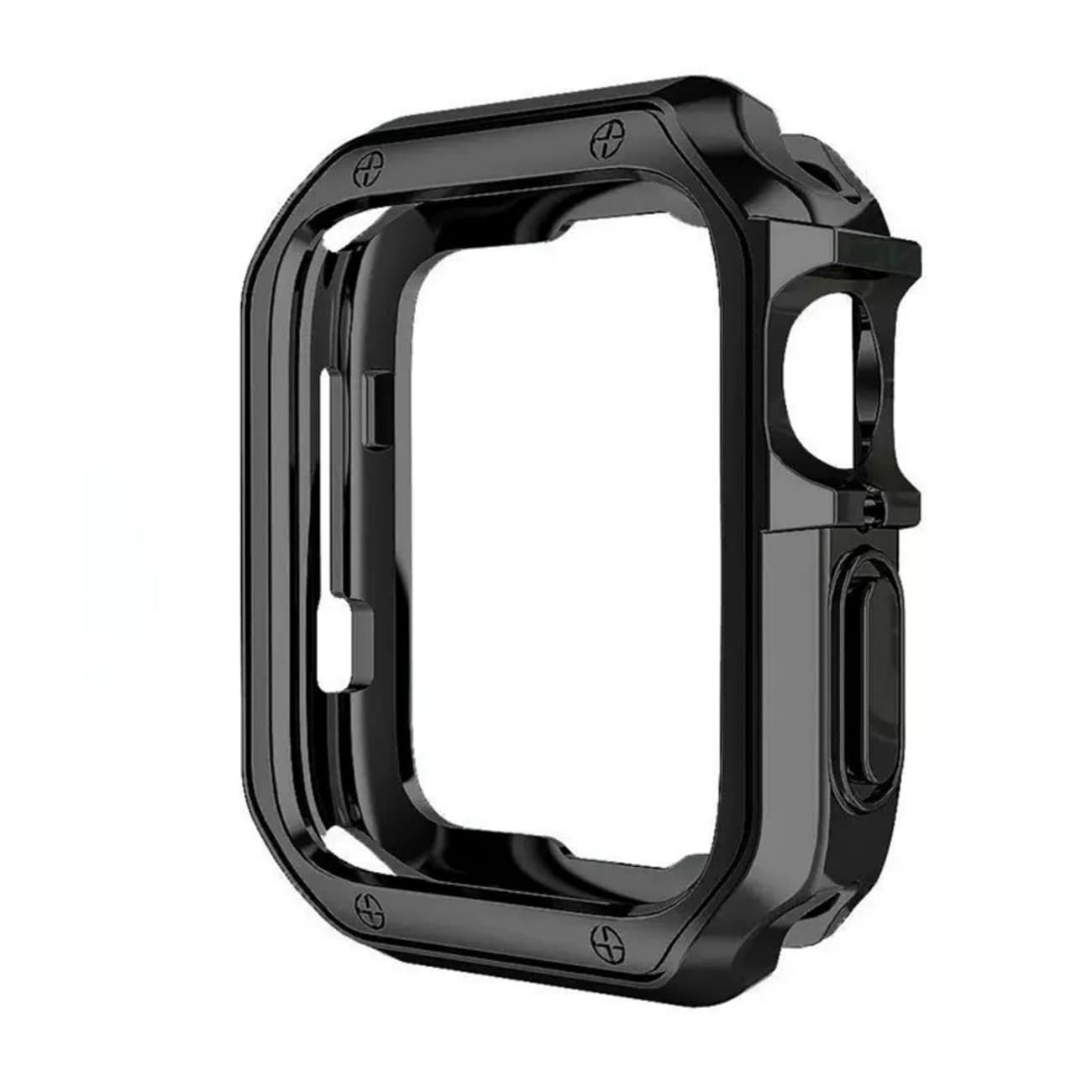 Blød, stærk urkasse til Apple Watch 46 mm (Series 10) - sort