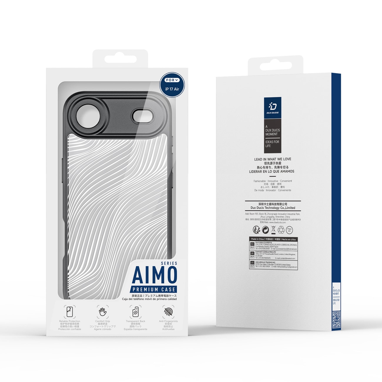 Dux Ducis Aimo-taske til iPhone 17 Air - Sort