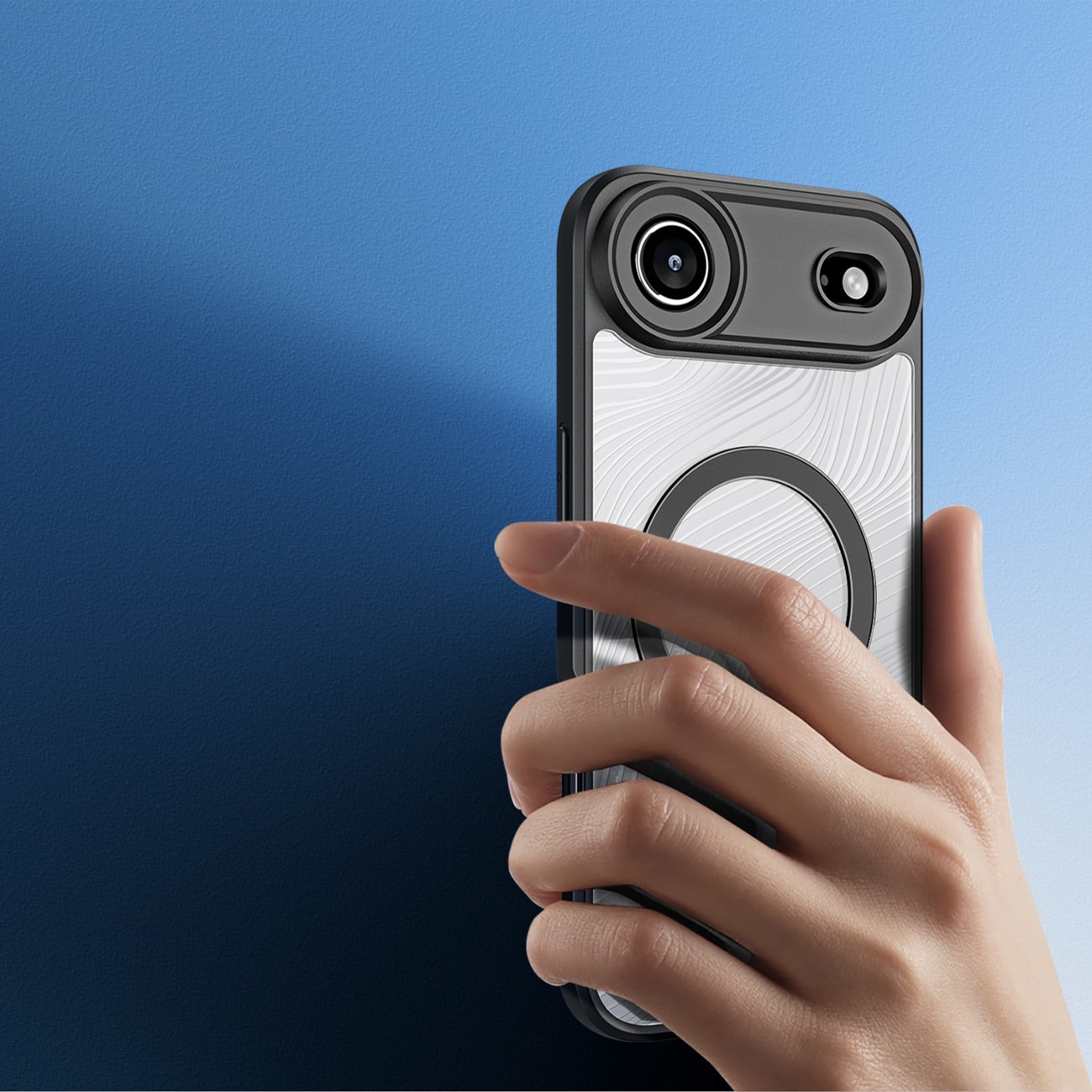 Dux Ducis Aimo Mag-etui med magnetisk ring til iPhone 17 Air - Sort