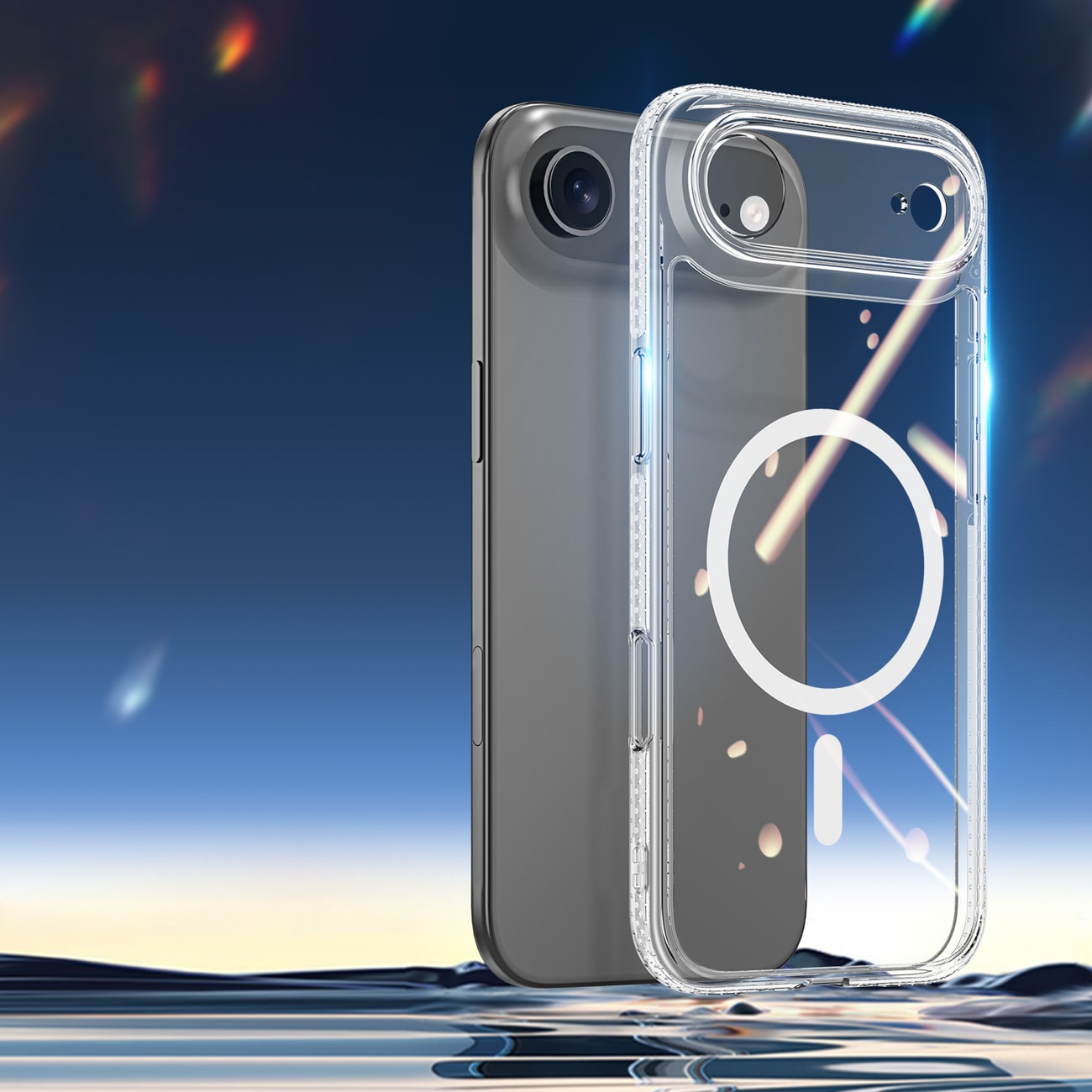 Dux Ducis Clin Mag Case til iPhone 17 Air Kompatibel med MagSafe - Gennemsigtig